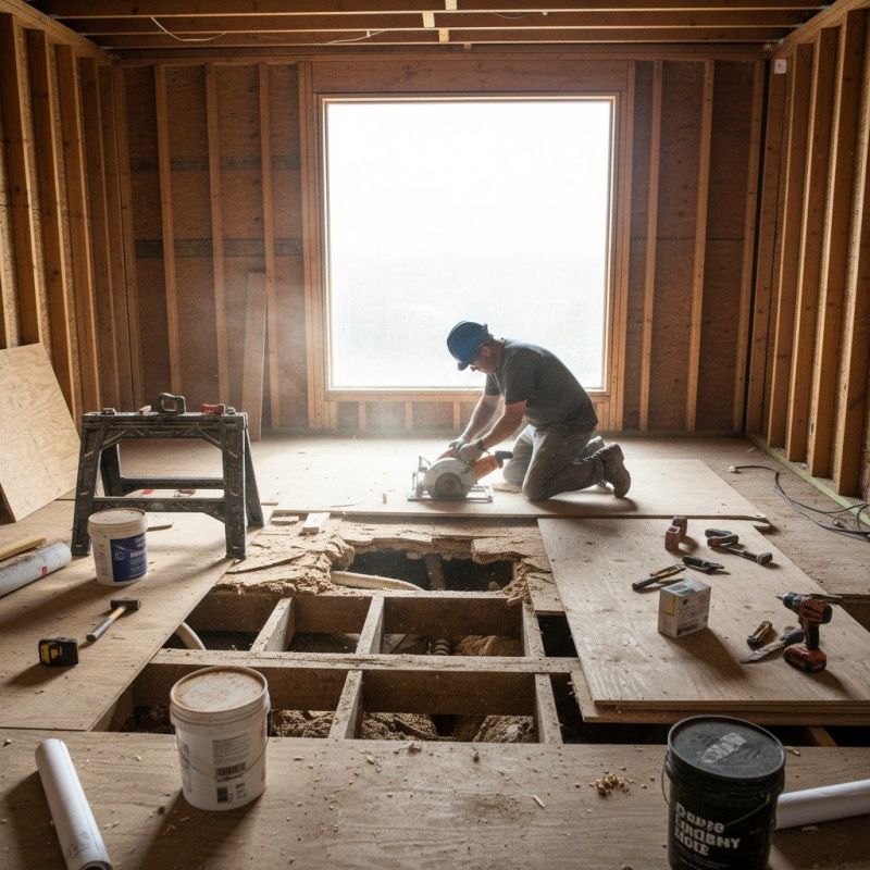 Buckled Floor Repair